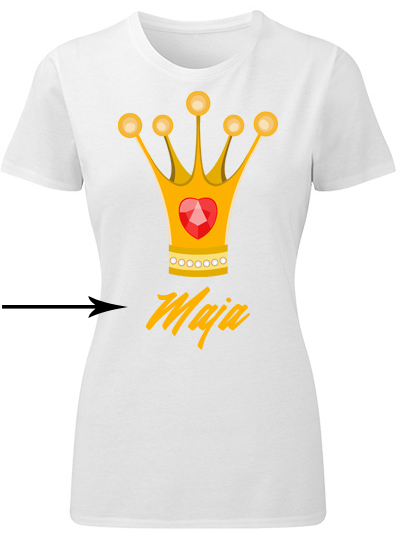 Majice sa stampom natpisom slikom/Za devojku/maja queen.jpg